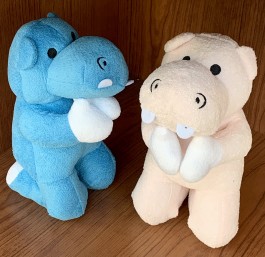 Armenian Praying Plush Hippo
