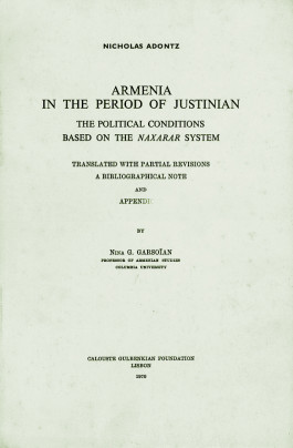 Armenia in the Period of Justinian