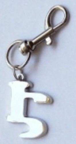Armenian Initial Keychain "Eh"