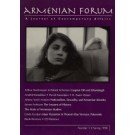 Armenian Forum: Volume 1, Number 1, Spring 1998