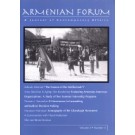 Armenian Forum: Volume 2, Number 4