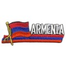 Armenia and Flag Badge